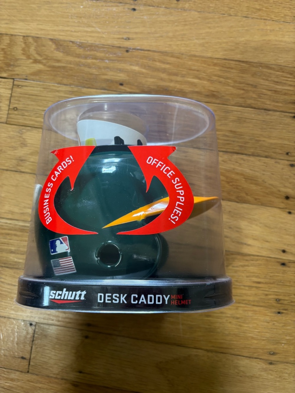 Athletics Retro Desk Caddy MLB Mini Batting Helmet